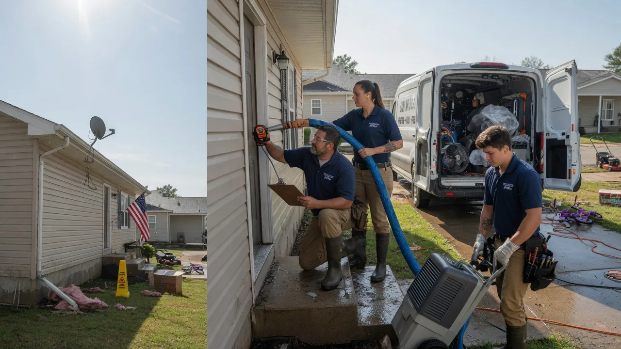 Ceiling Water Damage Restoration in Redwood, MS near me